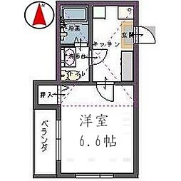 stage長町 1Kの間取図画像