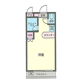 間取図画像 ワンルーム