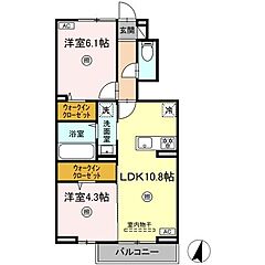 物件の間取り