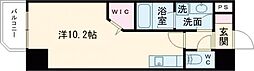 HKマンション上熊本 ワンルームの間取図画像