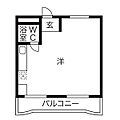 音聞ハイツ4階3.2万円