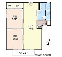 物件の間取り