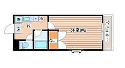 CITYビル仙台 1Kの間取図画像