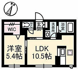 間取図画像 1LDK
