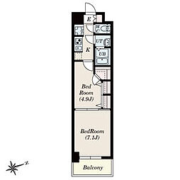 S-RESIDENCE神沢afford12月契約限定キャンペーン実施中 1階2Kの間取り