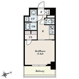 S-RESIDENCE四日市安島aloggio 1Kの間取図画像