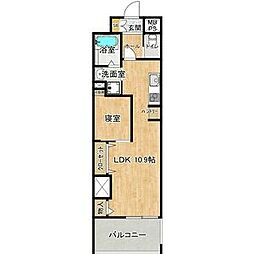 フェリス浄心 1LDKの間取図画像
