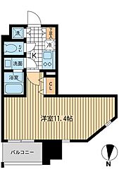 KDXレジデンス大山 1Kの間取図画像