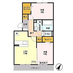 物件の間取り