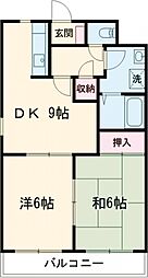 間取図画像 2DK