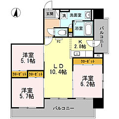 物件の間取り