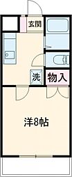 間取図画像 1K