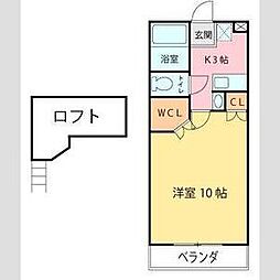 間取図画像 1K