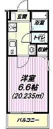 ベラヴィスタ春日部 1Kの間取図画像