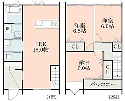 間取図画像 3LDK