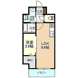 IRMS III 1LDKの間取図画像