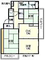 城の前マンション1階4.5万円