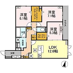 物件の間取り