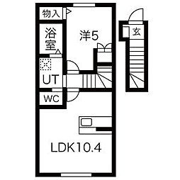 Vista1 1LDKの間取図画像
