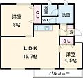 第1ブリリアント若草4階5.2万円