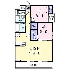 物件の間取り