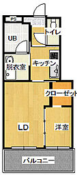 セフティワン 1LDKの間取図画像