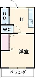 間取図画像 1K