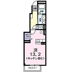 Wing22 ワンルームの間取図画像