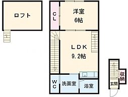 septieme (セッティエム) 1SLDKの間取図画像