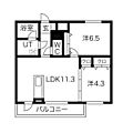 サニーハイツ3階7.5万円