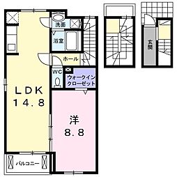 間取図画像 1LDK