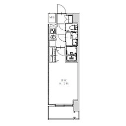 S-RESIDENCE金山altano(アルターノ) 10階1Kの間取り