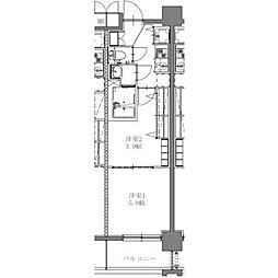 S-RESIDENCE上社aureate(オリート) 12月契約限定キャンペーン 1階2Kの間取り