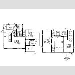 今宿2丁目戸建 1階3SLDKの間取り