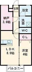 西川田駅 5.3万円