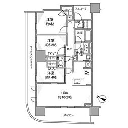 間取図画像 3LDK