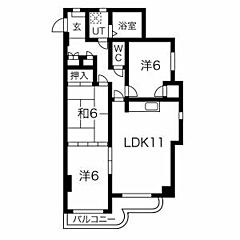 物件の間取り