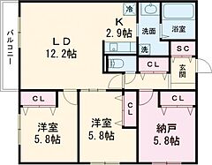 物件の間取り