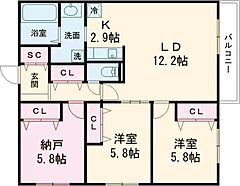 物件の間取り