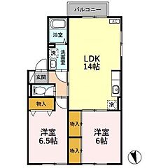 物件の間取り