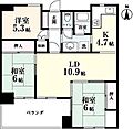 大蔵マンション松原6階5.5万円