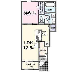 間取図画像 1LDK