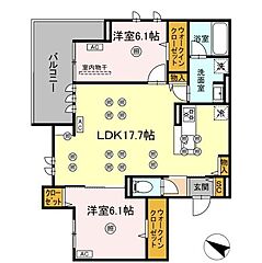 物件の間取り