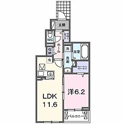 間取図画像 1LDK