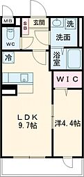 Ｌａ・ｍａｉｓｏｎ高崎 405 1階1LDKの間取り