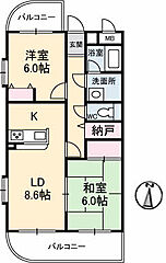 物件の間取り