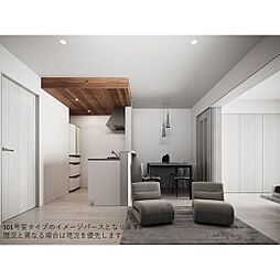 LA・LA 0302 3階1LDKのリビング/ダイニング