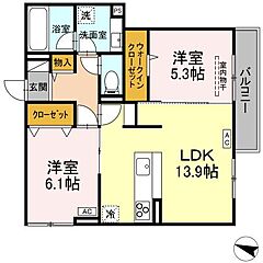 物件の間取り