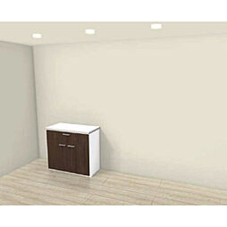 ティンガーラ須ヶ口　WEST 202 2階1LDKのリビング/ダイニング