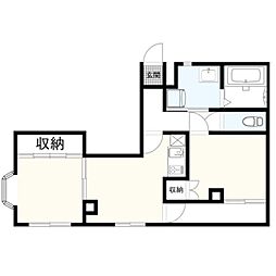 シャタレイン寿 2DKの間取図画像